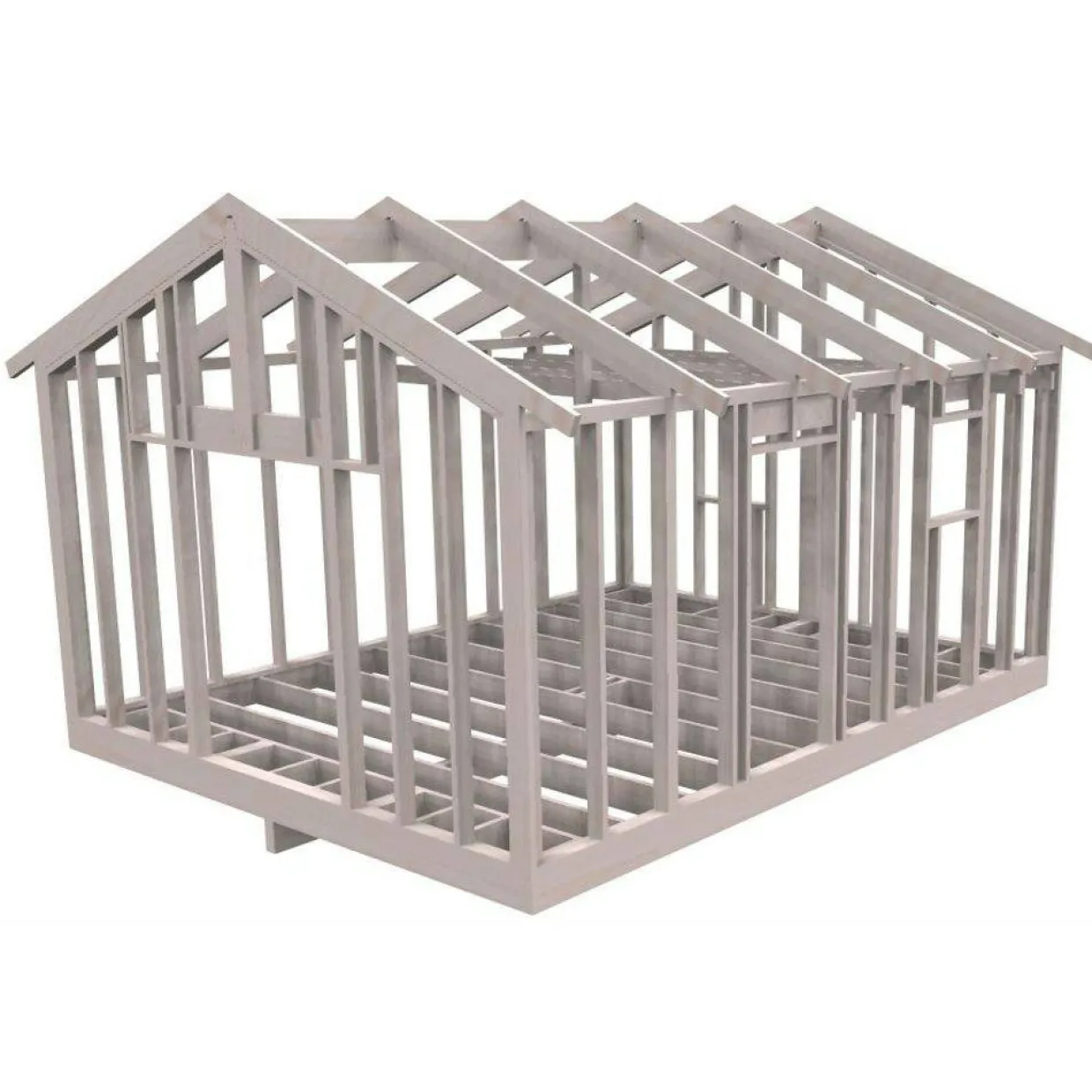 22 grader Med Loft 6000x4766 mm Färdiga Sektioner Med Öppningar