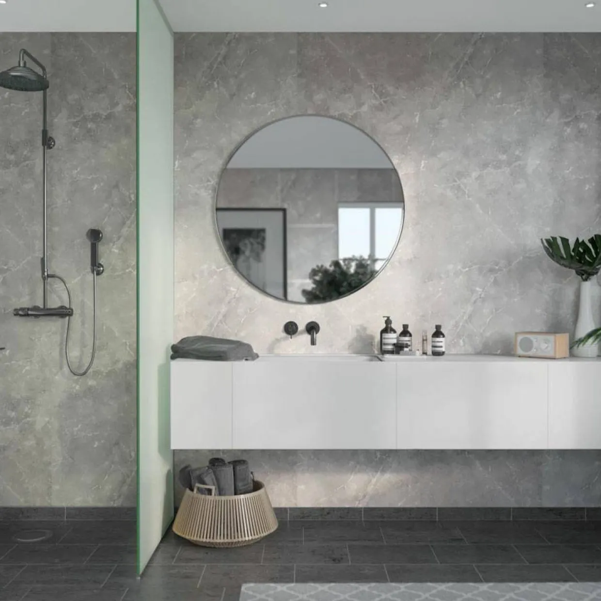 Silver Grey Marble 2279-M00S