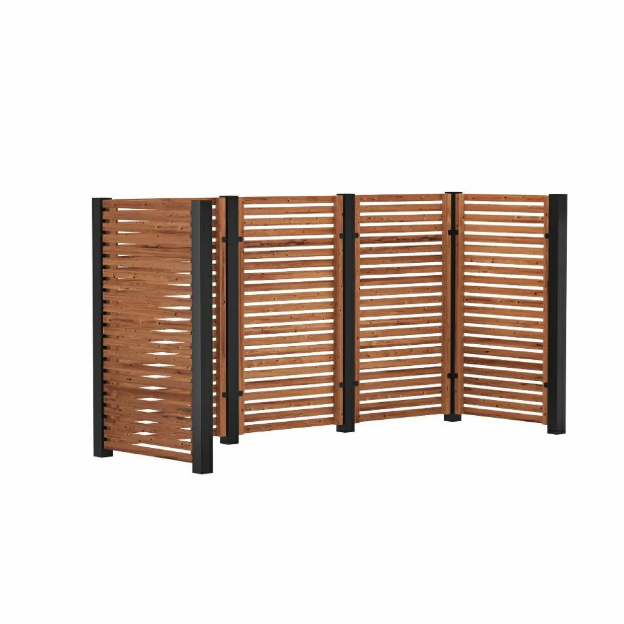 Tokyo ThermoWood för 3 Soptunnor